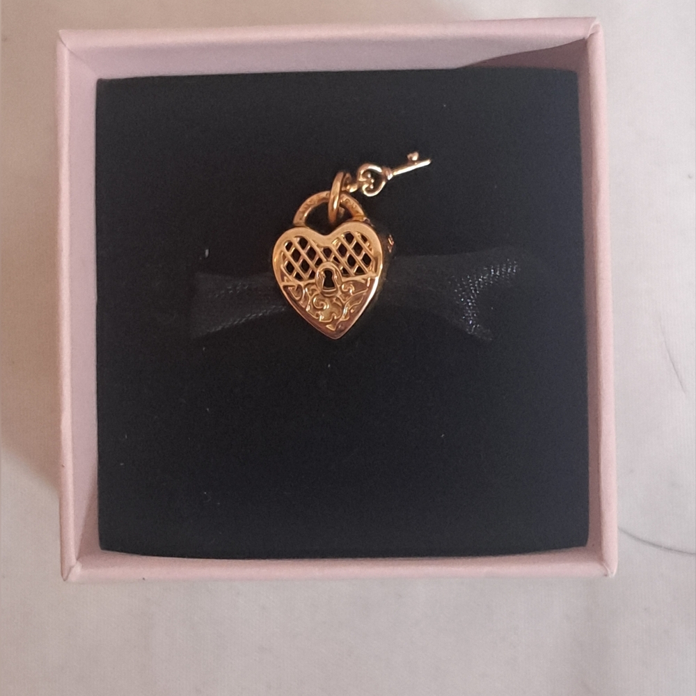 Pandora Rose Heart Lock & Key Charm - Picture 6 of 7